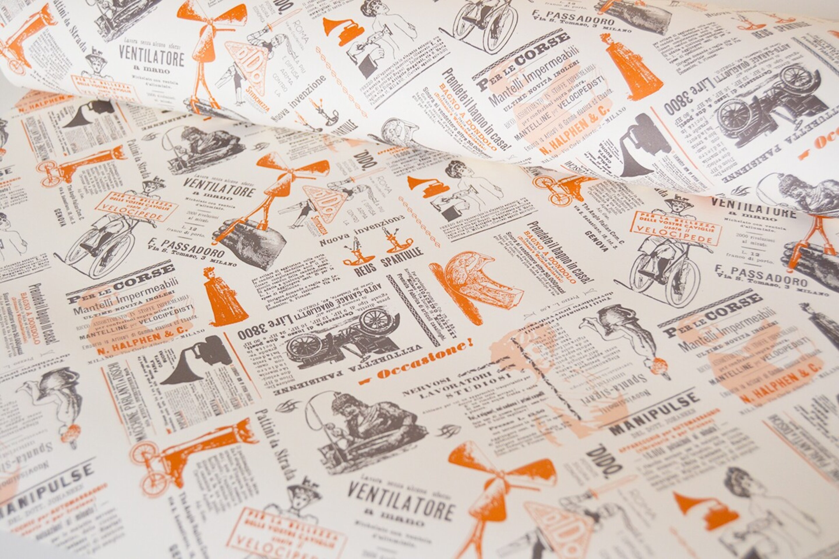 Papel Anuncios Vintage - 3
