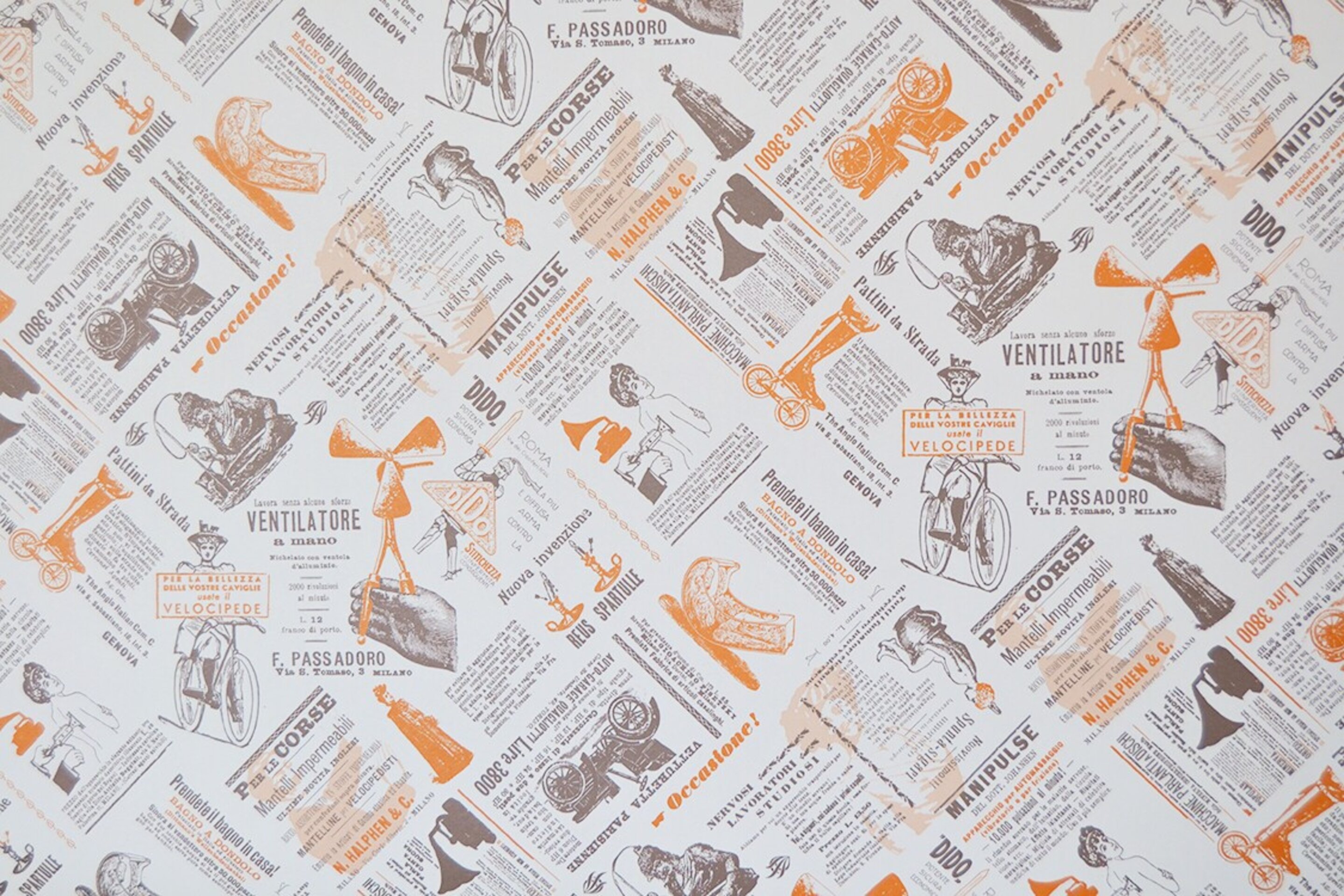 Papel Anuncios Vintage - 2