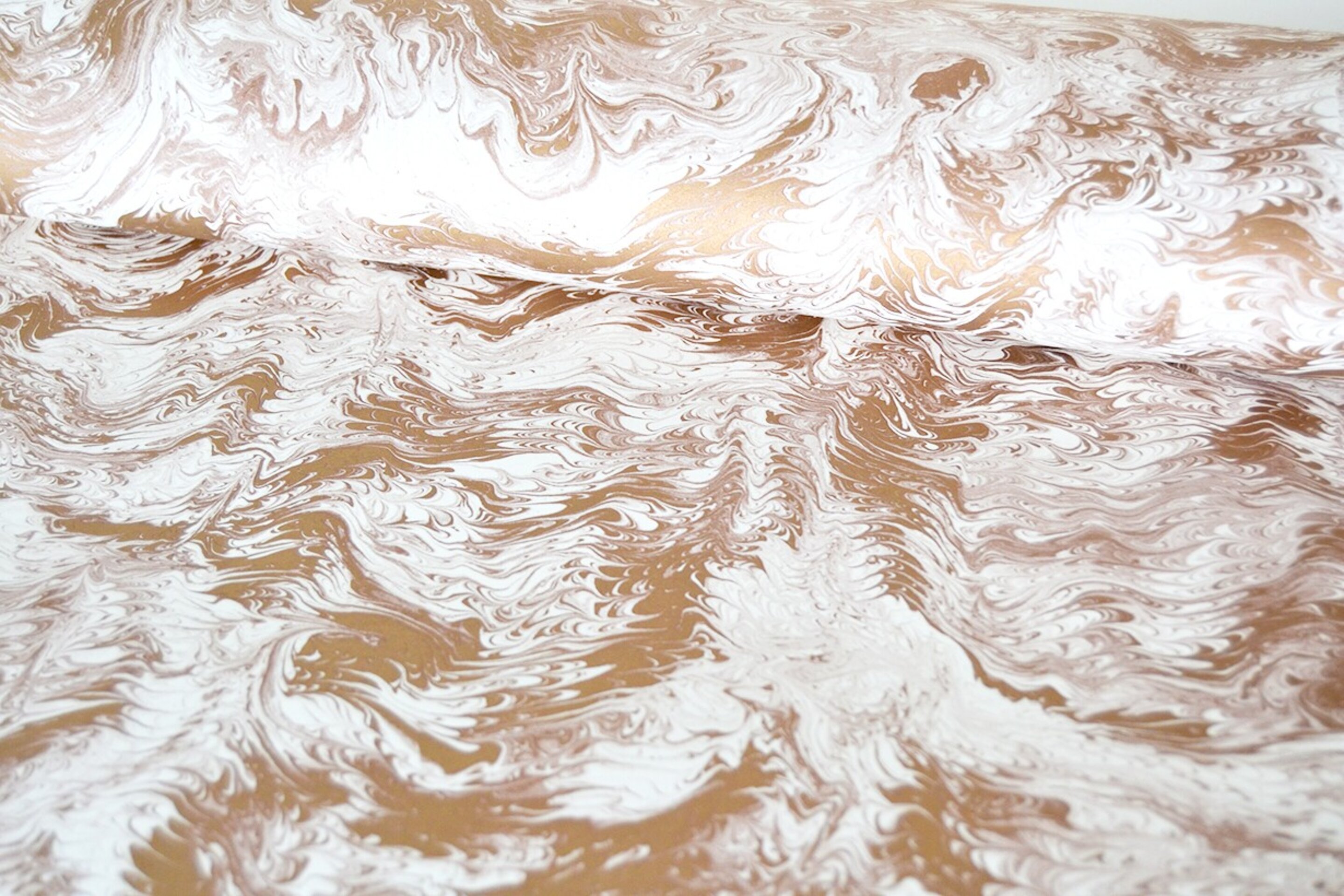 Papel Marmolado Bronce - 3