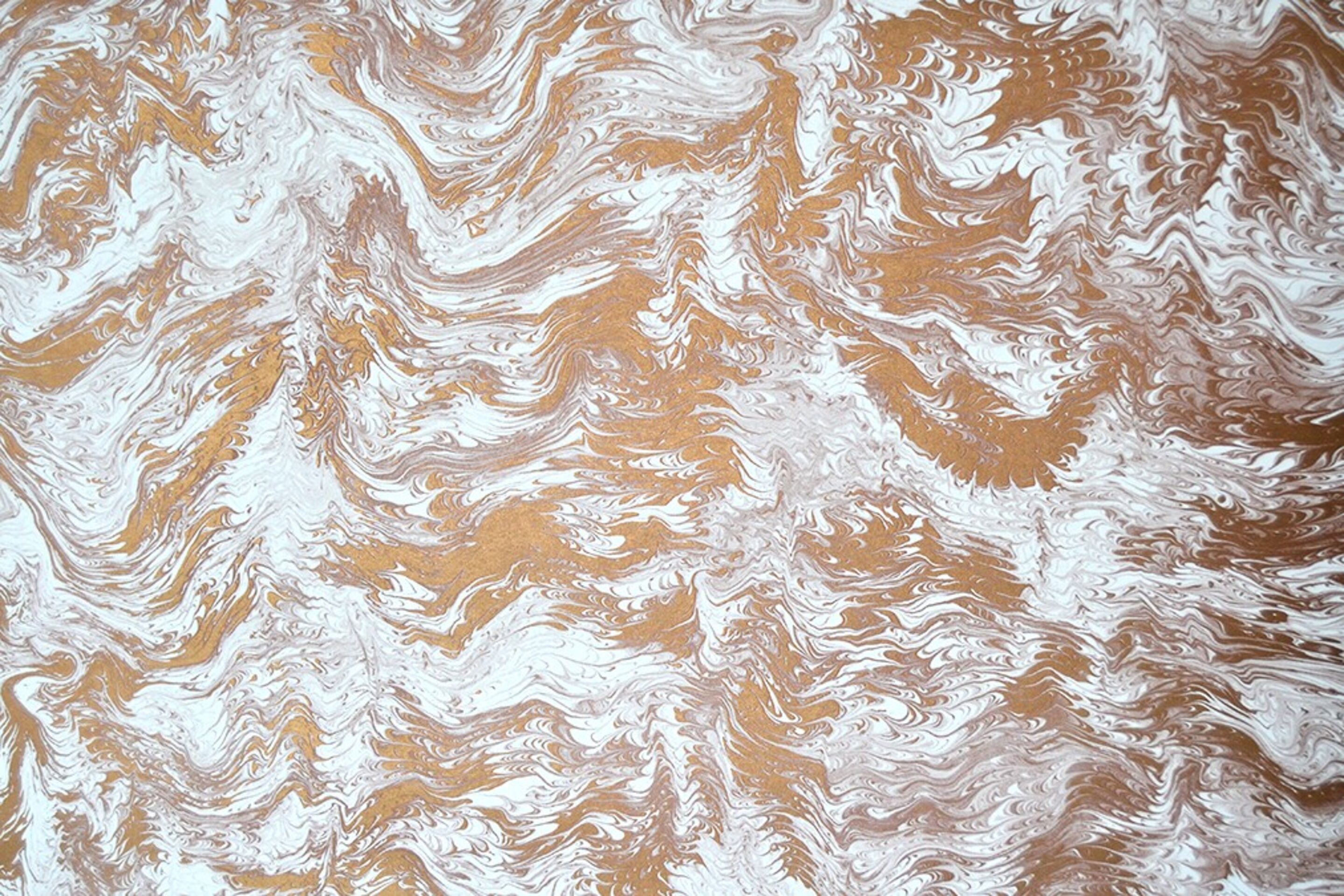 Papel Marmolado Bronce - 2